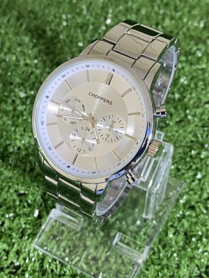 CHOPPERS Gümüş Beyaz Kadran Kol Saati